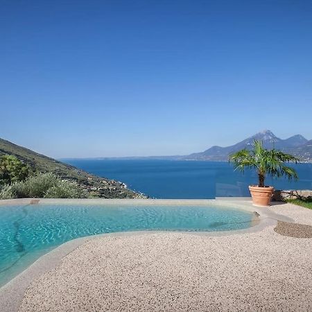 Villa Divina-Apt Armonia-Con Piscina E Vista Lago Castelletto Di Brenzone Buitenkant foto
